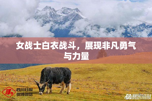 女战士白衣战斗，展现非凡勇气与力量
