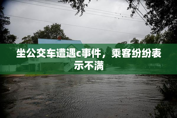 坐公交车遭遇c事件，乘客纷纷表示不满