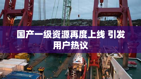 国产一级资源再度上线 引发用户热议