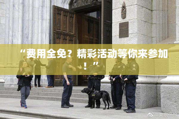 “费用全免？精彩活动等你来参加！”