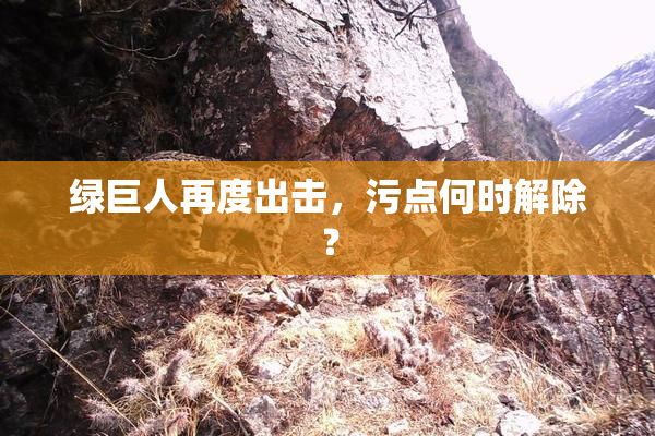 绿巨人再度出击，污点何时解除？