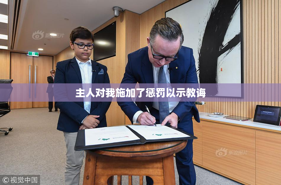主人对我施加了惩罚以示教诲