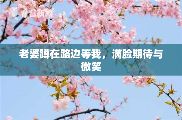 老婆蹲在路边等我，满脸期待与微笑