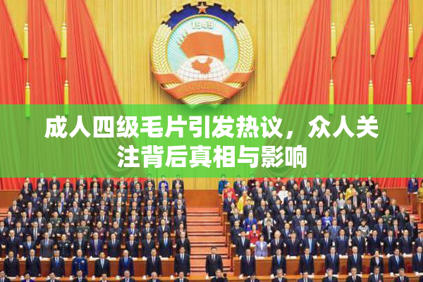 成人四级毛片引发热议，众人关注背后真相与影响