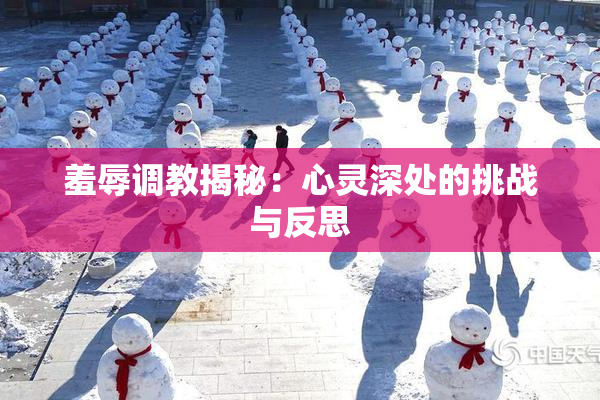 羞辱调教揭秘：心灵深处的挑战与反思