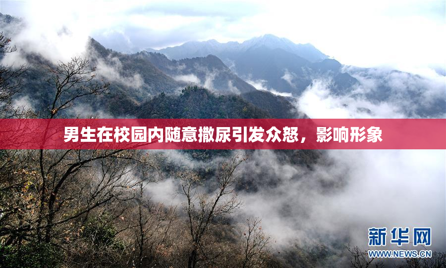 男生在校园内随意撒尿引发众怒，影响形象