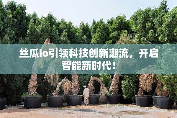 丝瓜io引领科技创新潮流，开启智能新时代！