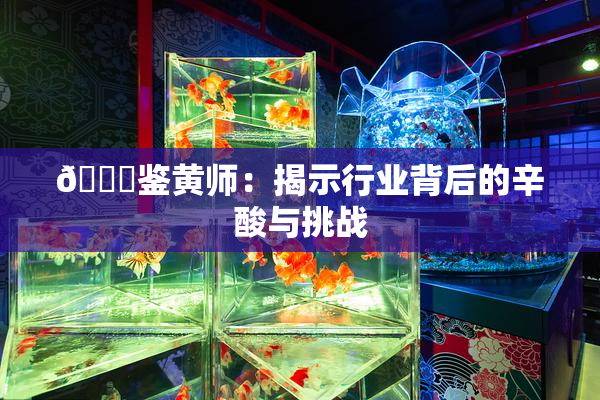 🔞鉴黄师：揭示行业背后的辛酸与挑战
