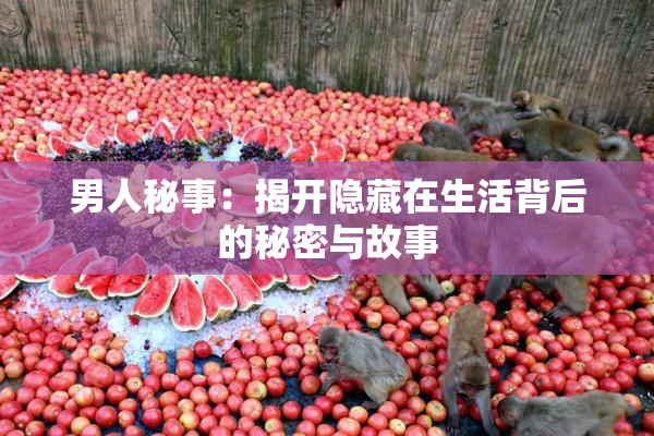 男人秘事：揭开隐藏在生活背后的秘密与故事