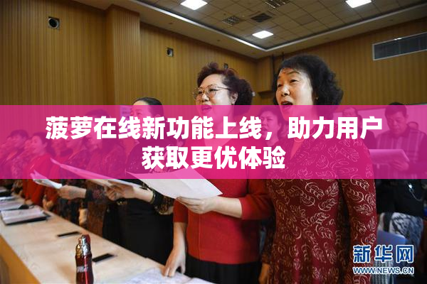 菠萝在线新功能上线，助力用户获取更优体验