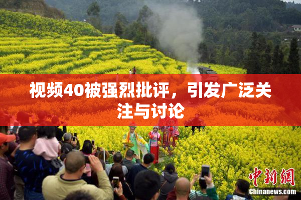 视频40被强烈批评，引发广泛关注与讨论