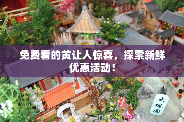 免费看的黄让人惊喜，探索新鲜优惠活动！