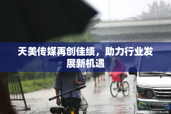 天美传媒再创佳绩，助力行业发展新机遇