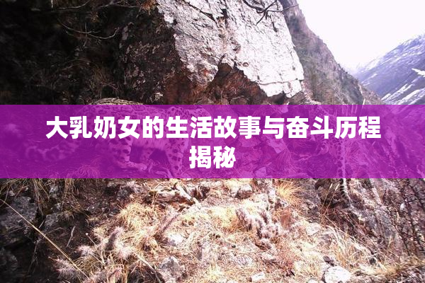 大乳奶女的生活故事与奋斗历程揭秘