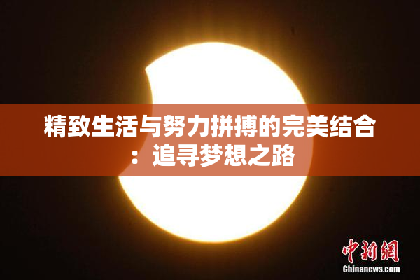 精致生活与努力拼搏的完美结合：追寻梦想之路