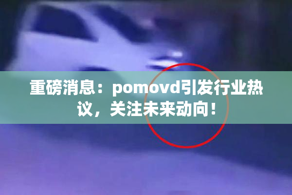 重磅消息：pomovd引发行业热议，关注未来动向！