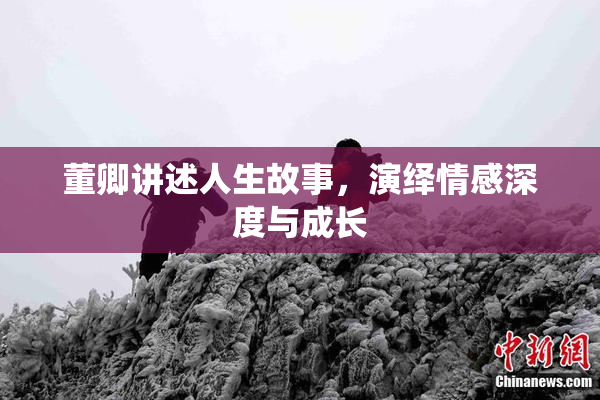 董卿讲述人生故事，演绎情感深度与成长