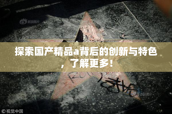 探索国产精品a背后的创新与特色，了解更多！
