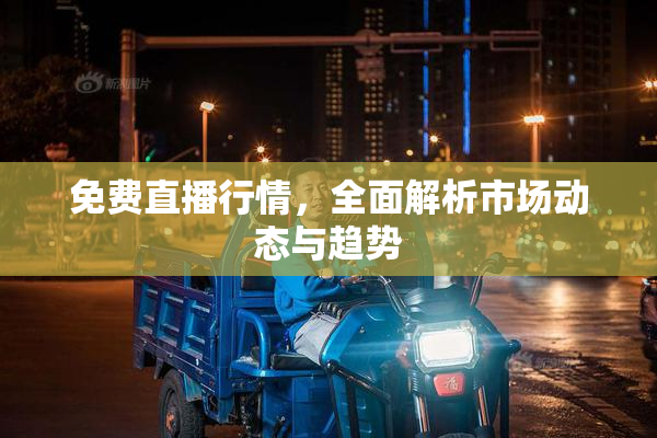 免费直播行情，全面解析市场动态与趋势