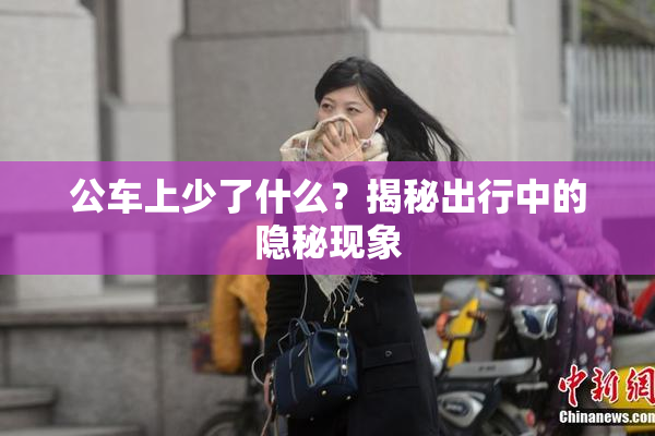 公车上少了什么？揭秘出行中的隐秘现象