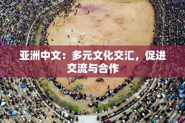亚洲中文：多元文化交汇，促进交流与合作