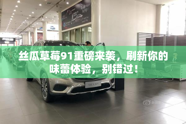 丝瓜草莓91重磅来袭，刷新你的味蕾体验，别错过！