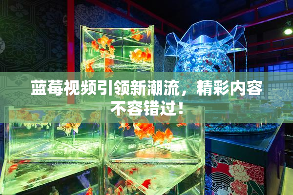 蓝莓视频引领新潮流，精彩内容不容错过！
