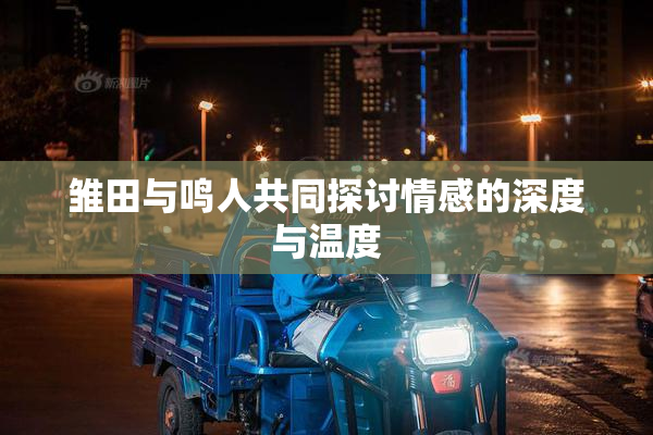 雏田与鸣人共同探讨情感的深度与温度