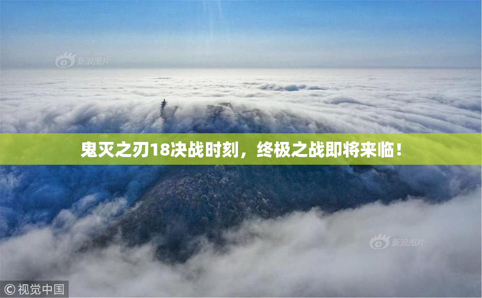 鬼灭之刃18决战时刻，终极之战即将来临！