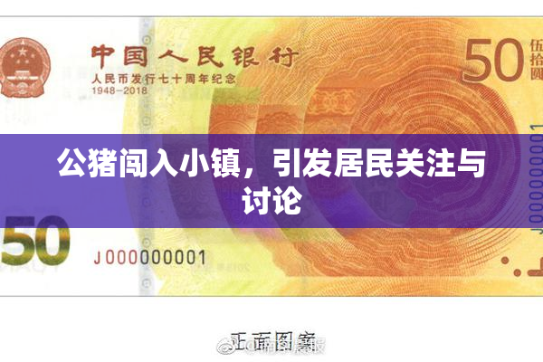 公猪闯入小镇，引发居民关注与讨论