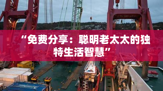 “免费分享：聪明老太太的独特生活智慧”