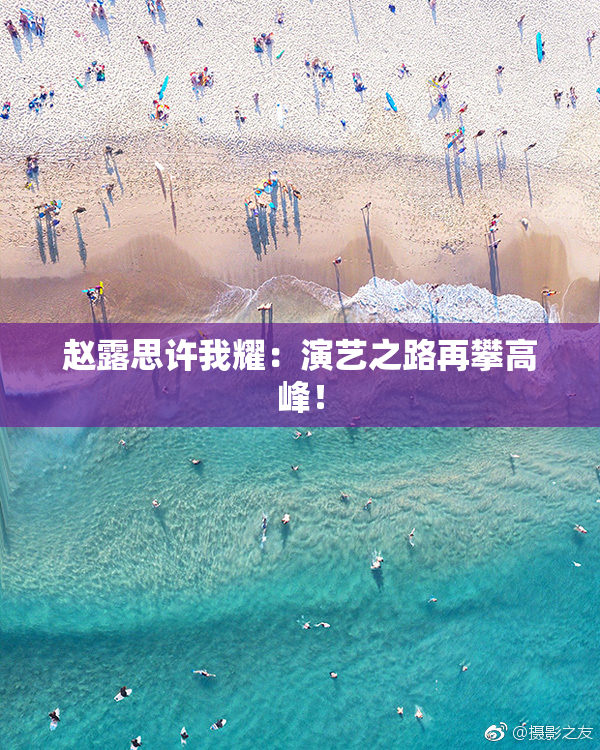 赵露思许我耀：演艺之路再攀高峰！