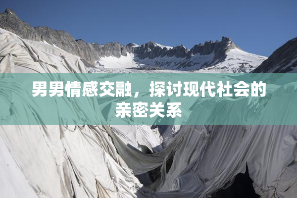 男男情感交融，探讨现代社会的亲密关系