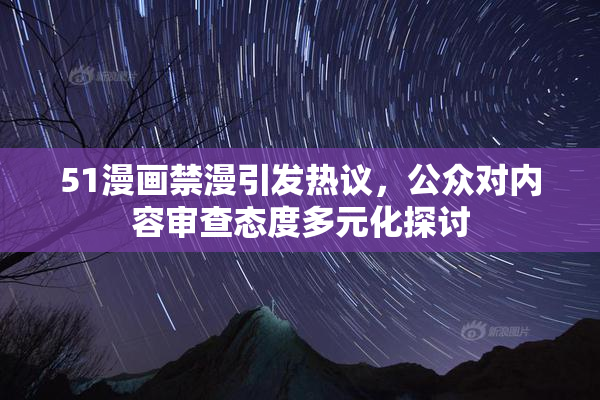 51漫画禁漫引发热议，公众对内容审查态度多元化探讨
