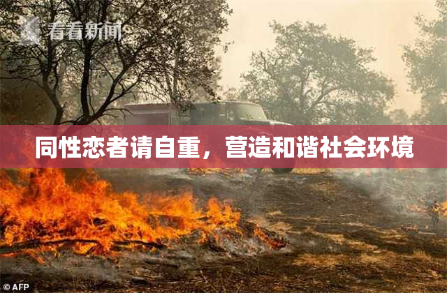 同性恋者请自重，营造和谐社会环境