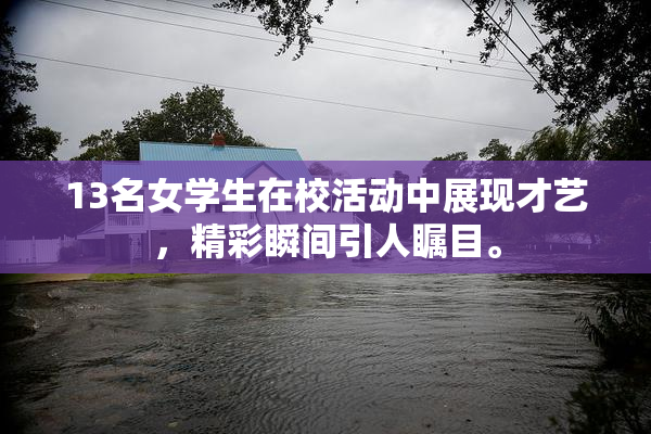 13名女学生在校活动中展现才艺，精彩瞬间引人瞩目。