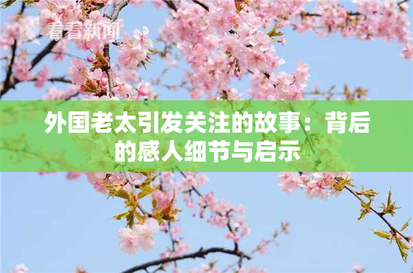 外国老太引发关注的故事：背后的感人细节与启示