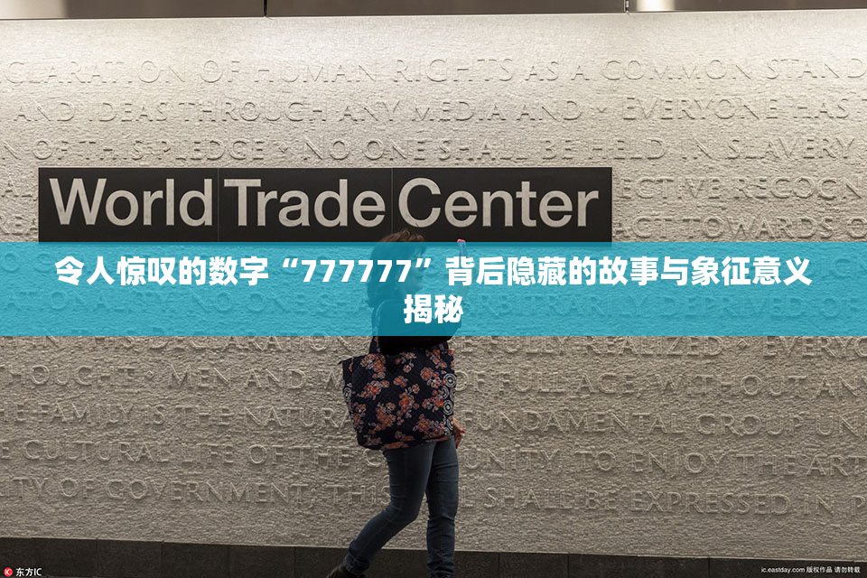 令人惊叹的数字“777777”背后隐藏的故事与象征意义揭秘
