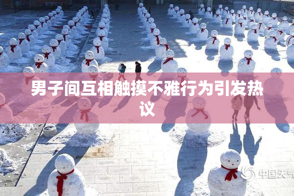 男子间互相触摸不雅行为引发热议