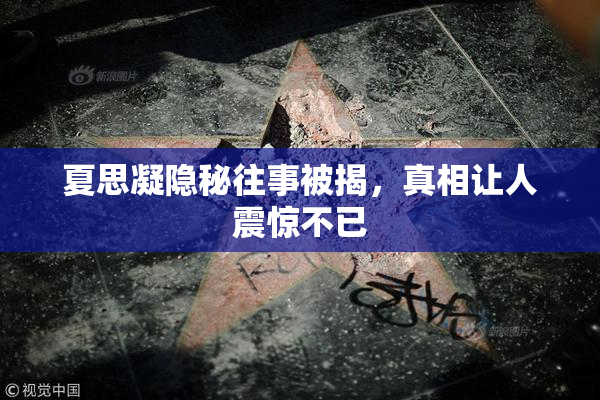 夏思凝隐秘往事被揭，真相让人震惊不已