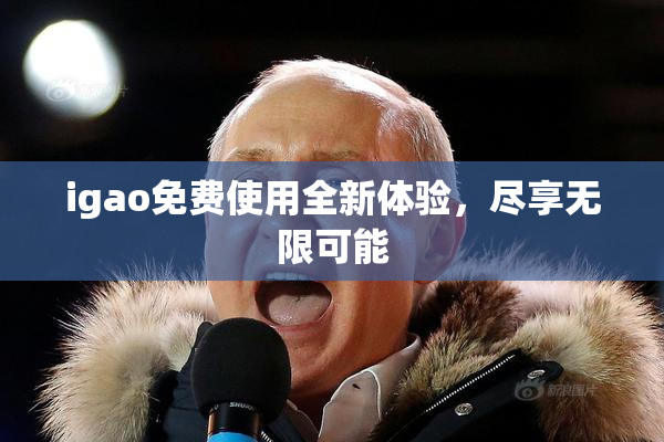 igao免费使用全新体验，尽享无限可能