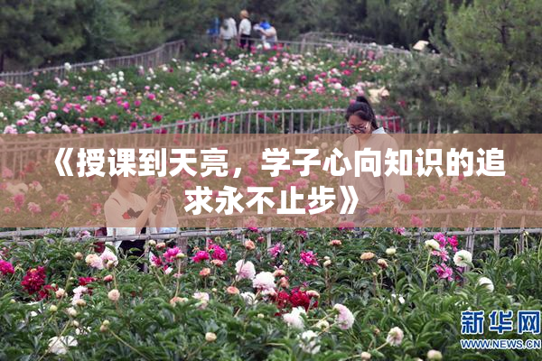 《授课到天亮，学子心向知识的追求永不止步》