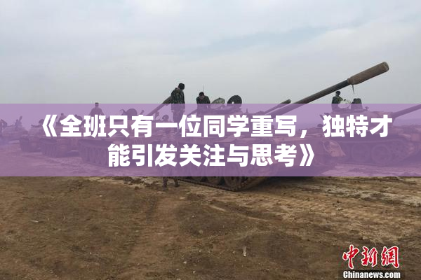《全班只有一位同学重写，独特才能引发关注与思考》