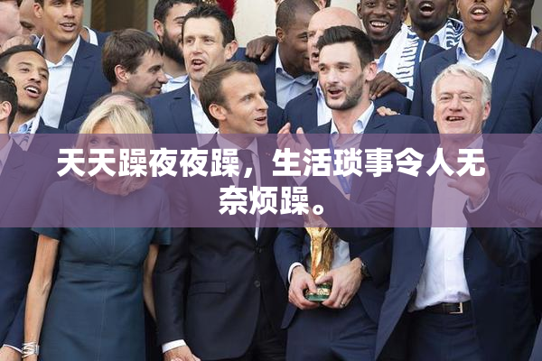天天躁夜夜躁，生活琐事令人无奈烦躁。