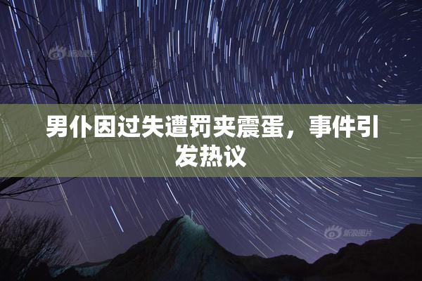 男仆因过失遭罚夹震蛋，事件引发热议