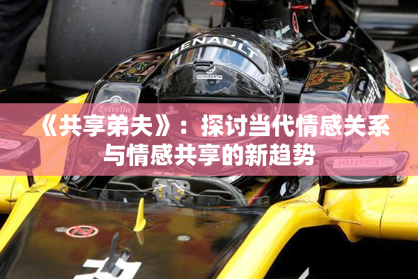 《共享弟夫》：探讨当代情感关系与情感共享的新趋势