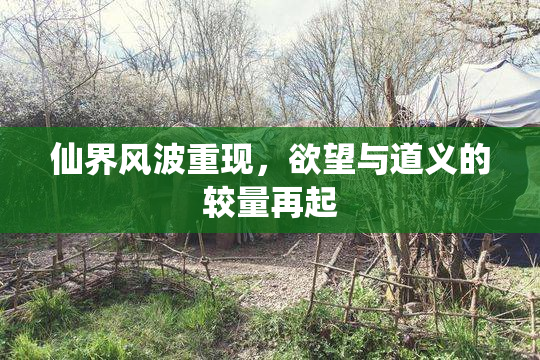 仙界风波重现，欲望与道义的较量再起