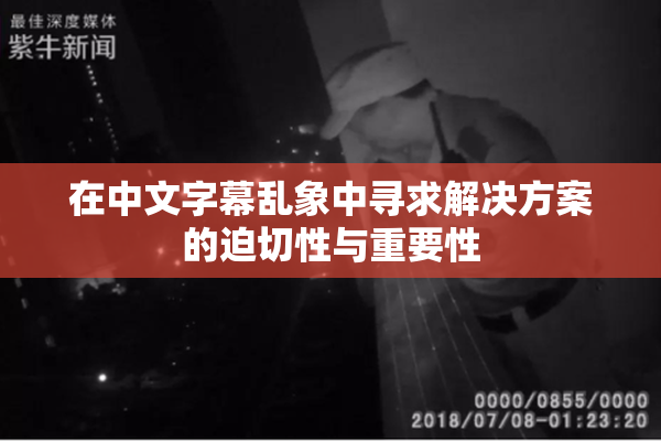 在中文字幕乱象中寻求解决方案的迫切性与重要性