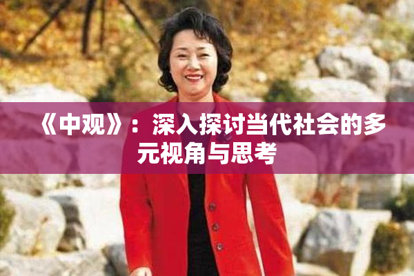 《中观》：深入探讨当代社会的多元视角与思考