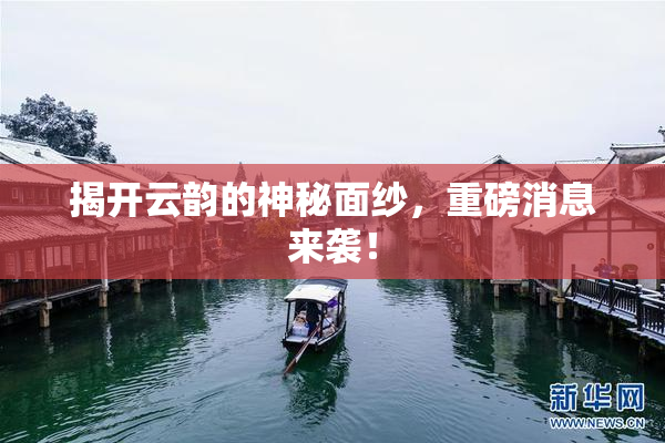 揭开云韵的神秘面纱，重磅消息来袭！